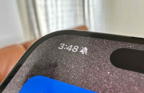 环县苹果15pro维修站分享如何隐藏iPhone15Pro上静音铃声图标 