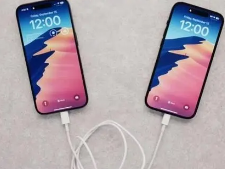 环县苹果15维修店分享iPhone15可以给安卓充电吗 
