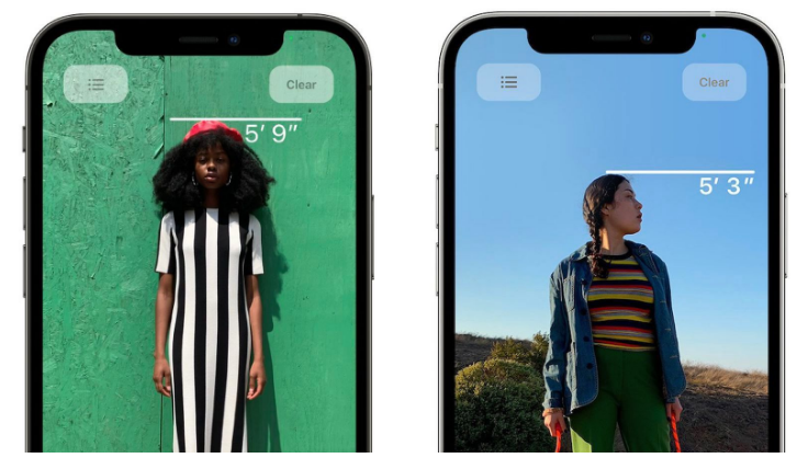 环县苹果服务网点分享通过iPhone激光雷达测量身高方法教程 