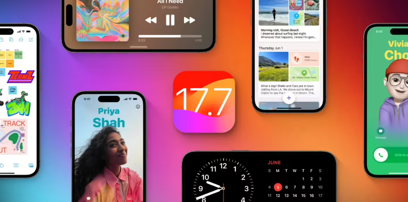 环县苹果手机维修分享苹果 iOS / iPadOS 17.7.1 正式版推送 